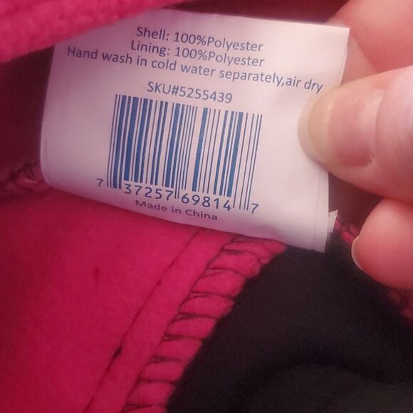 Pink Top Paw Large Dog Jacket Coat - Picture 5 of 7